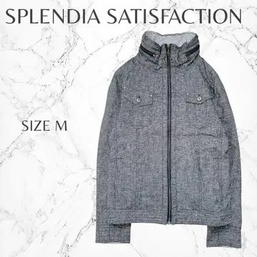 스플렌디드 새티스팩션 마 혼방 스탠드 넥 자켓 M