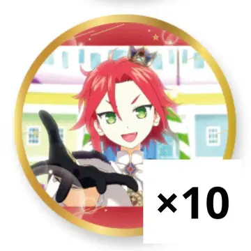 킹프리 킹투어 캔뱃지 미타카 아사히 10점