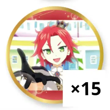 킹프리 킹투어 캔뱃지 미타카 아사히 15개