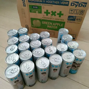 TOMORROWXTOGETHER DyDo 그린 애플 워터 24캔