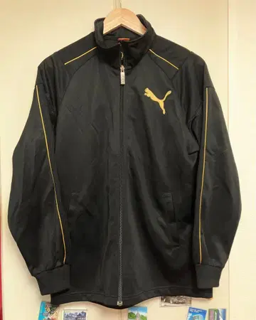 PUMA 블랙 집업 자켓