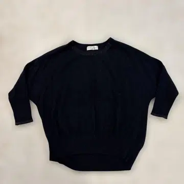 C'est moi je 블랙 오버 사이즈 니트 캐시미어 100