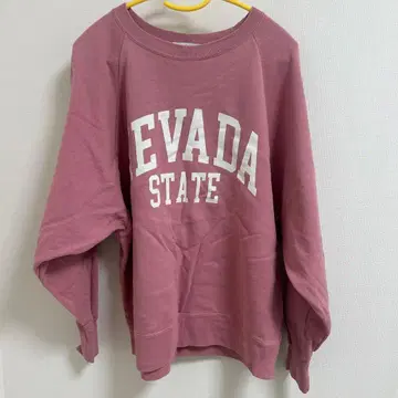 relume 맨투맨 F 사이즈 더스티 핑크 빅 실루엣