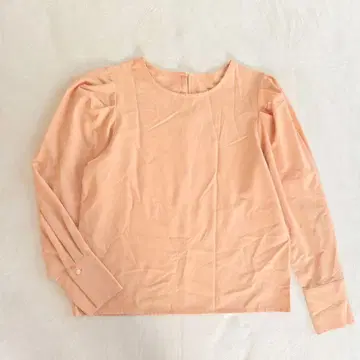 MEDDUM 페일 핑크 긴팔 블라우스 M