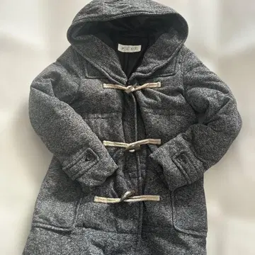 PIST 후드 부착 다운 더플 코트