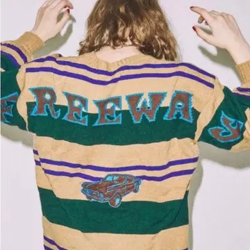 jouetie 쥬에티 LET ME RIDE 자카드 니트