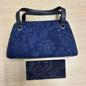 유키 츠무기 일본 의류용 백과 지갑 세트