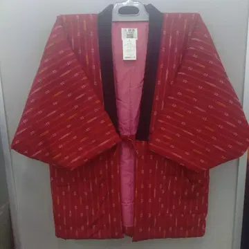 여성 한텐 구루메 한텐 일본산 빨간색 M 사이즈 도테라