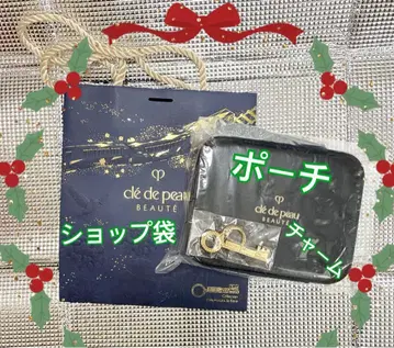 끌레드뽀보떼 끌레드 홀리데이 파우치 참 샵 봉투