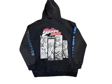 죠죠의 기묘한 모험 후드티 4 XL 사이즈