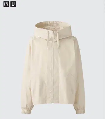 새상품급 유니클로 U 후디드 블루종 XXL 내추럴