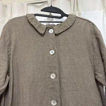 fog linen work 린넨 코트 베이지