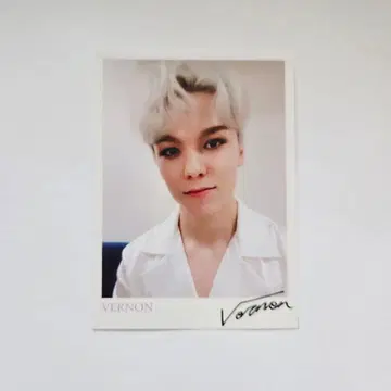SEVENTEEN 세븐틴 VERNON 버논 폴라로이드풍 양면