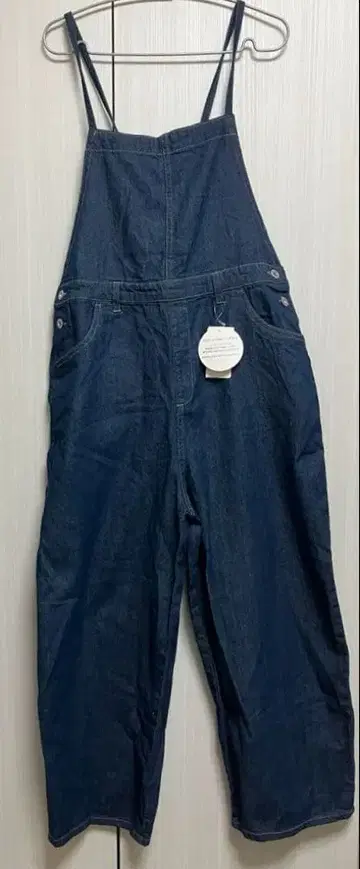 [ 미사용 새상품 ] 사만다 모스모스 블루 에코 데님 살로펫 네이비 프리