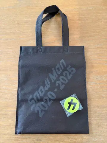 Snow Man 토트백 & 배지 세트