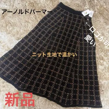 [ 새상품 ] 아놀드 파머 니트 플레어 스커트