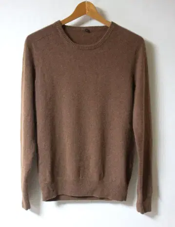 무인양품 100% 캐시미어 크루넥 스웨터 L 남성용