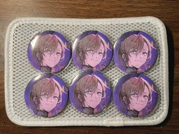 니지산지 카나에 캡슐 토이 캔 배지 6개