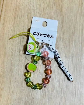 새상품 코비토즈칸 스트랩 참 스모노우치 비즈 액세서리