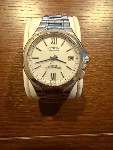 CITIZEN EXCEED 에코 드라이브 전파 시계
