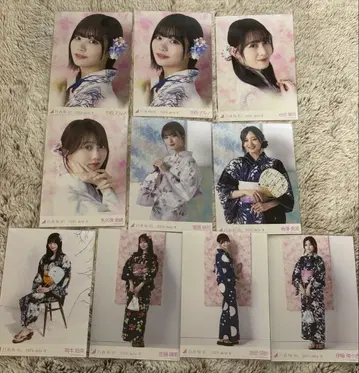 노기자카46 전국 투어 2023 유카타 10장 세트