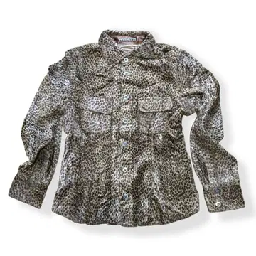 RNA 레오파드 셔츠 구제 의류