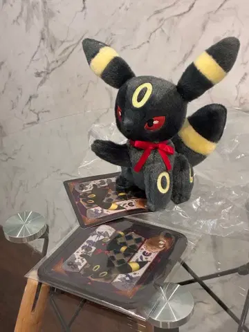 Eevee Collection 봉제 인형 코스터 세트 블래키
