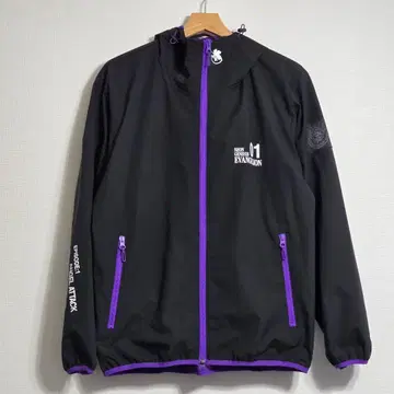 방풍 쉘 파카 EVANGELION 초호기 블랙 M