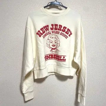 RCWB 맨투맨 택 포함 미사용 M 사이즈 아이보리