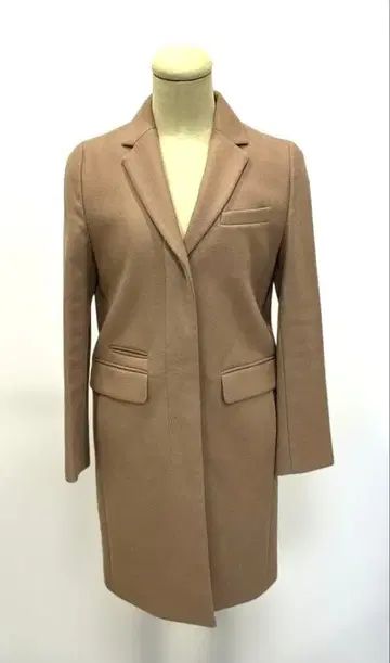 MACAPHEE 베이지 체스터 코트