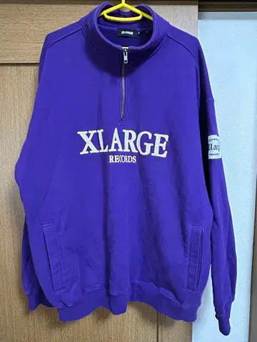 XLARGE 보라색 집업 트레이닝복 XL