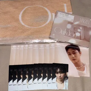 MAZZEL SEITO 세이토 Only You CD 트레이딩 카드 타월