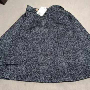 PLST 플레어 스커트 M 사이즈 블랙 계열 택 포함 새상품