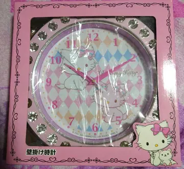 초레어 챠미 키티 벽걸이 시계