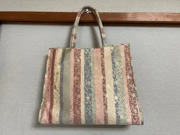 일본 의류 토트백 금란 전통 패턴