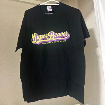 SUPER BEAVER 티셔츠 블랙 M 사이즈