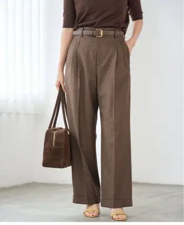 IENA 건클럽 체크 팬츠