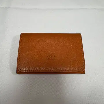 일비종떼 가죽 카드 케이스 명함지갑 야누메 이단 접이