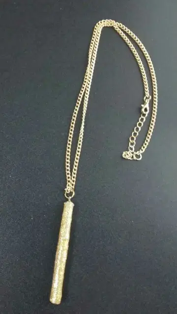 오닉스 골드 롱 펜던트 목걸이 메루카리 감정 설명 포함