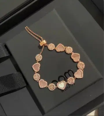 [ APM ] Monaco 하트형 팔찌/핑크