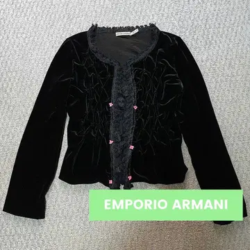 EMPORIO ARMANI 엠포리오 아르마니 벨벳 자켓