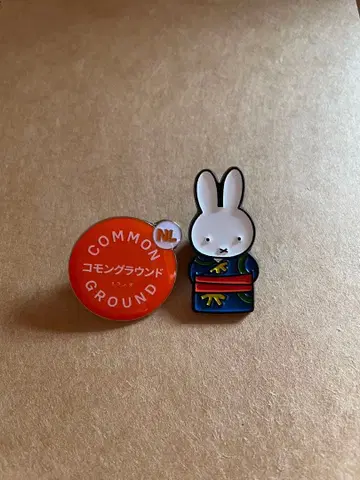 오사카 엑스포 오란 핀 배지