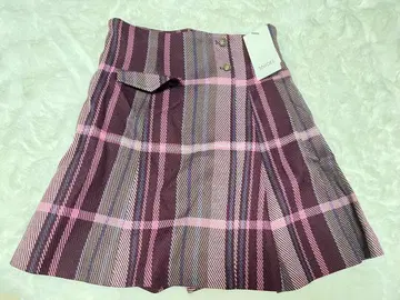 미사용 새상품 정품 snidel 사이드 플리츠 스커트 쇼츠 pink