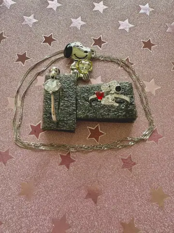 스누피 목걸이와 반지 사이즈 9호 3종 세트!! 크리스마스 추천 상품