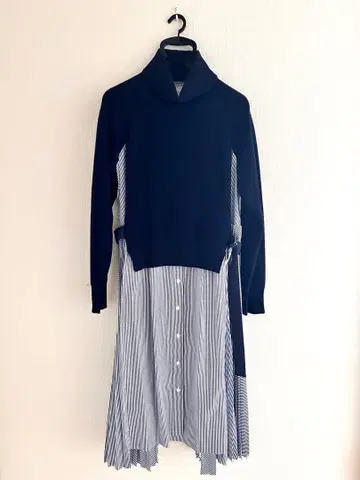 클리닝 완료 사카이 sacai 니트 셔츠 원피스