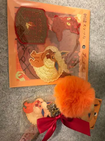 이브이 컬렉션 부스터 키링 자수 스티커