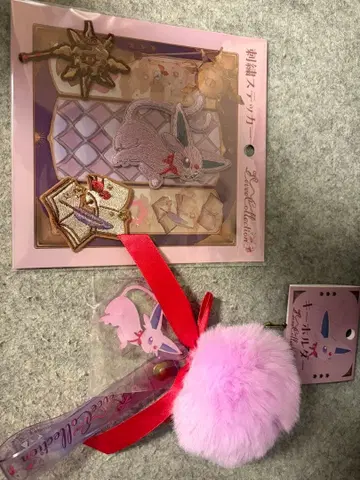 Eevee Collection 에브이 키링 자수 스티커