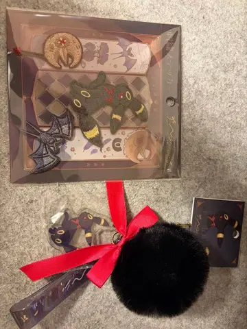 Eevee Collection 블래키 키링 자수 스티커