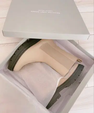 미사용 새상품 그린 레이블 릴랙싱 부츠/23.5