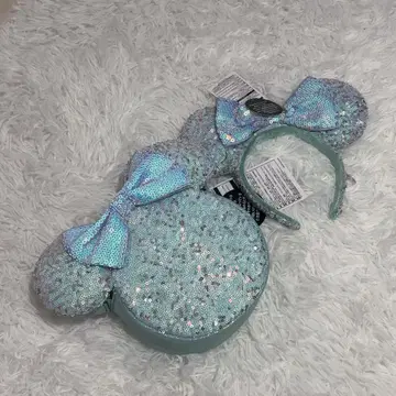 디즈니 미니 마우스 스팽글 숄더백 머리띠